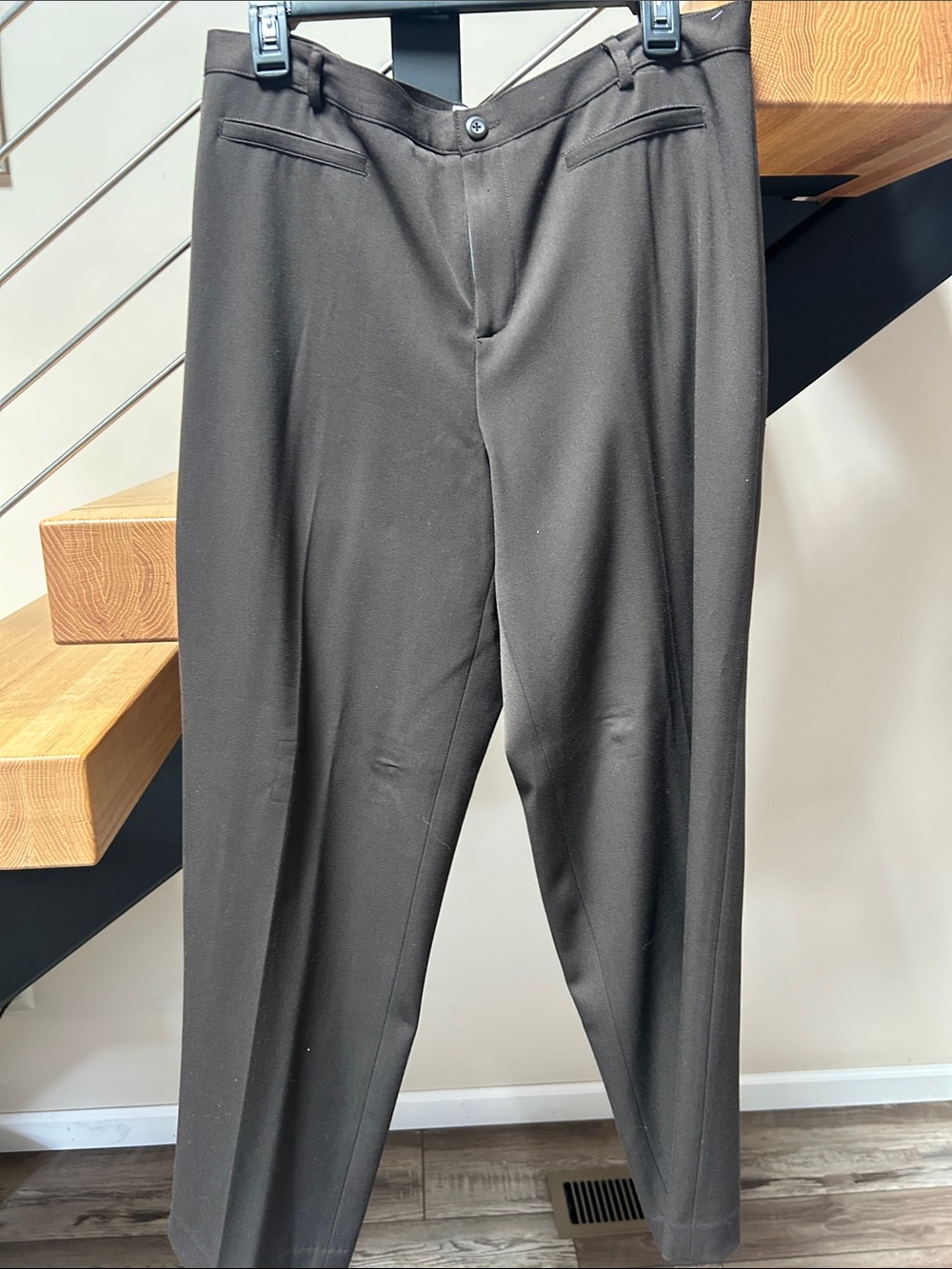Apt. 9 Black Women's Straight-Leg Dress Pants